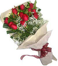11 adet kirmizi güllerden özel buket  Bursa Abc çiçek internetten çiçek siparişi 