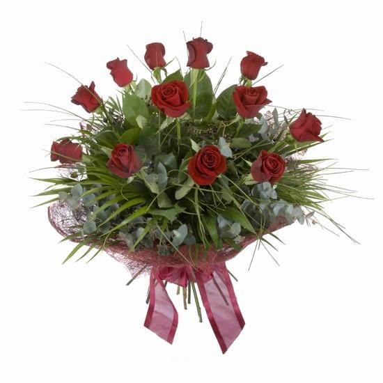 Etkileyici buket 11 adet kirmizi gül buketi  Bursa Abc çiçek internetten çiçek satışı 