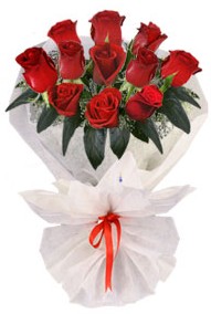 11 adet gül buketi  Bursa Abc çiçek internetten çiçek siparişi  kirmizi gül