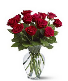 Bursa Abc çiçek çiçek gönderme sitemiz güvenlidir  cam yada mika vazoda 10 kirmizi gül