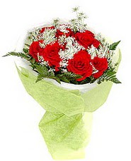  Bursa Abc çiçek çiçek , çiçekçi , çiçekçilik  7 adet kirmizi gül buketi tanzimi
