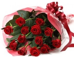  Bursa Abc çiçek anneler günü çiçek yolla  10 adet kipkirmizi güllerden buket tanzimi