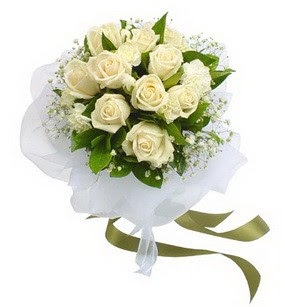  Bursa Abc çiçek online çiçekçi , çiçek siparişi  11 adet benbeyaz güllerden buket