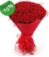 51 adet kırmızı gül buketi özel hissedenlere  Bursa Abc çiçek çiçek siparişi sitesi 
