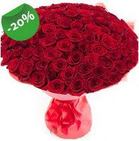 Özel mi Özel buket 101 adet kırmızı gül  Bursa Abc çiçek anneler günü çiçek yolla 